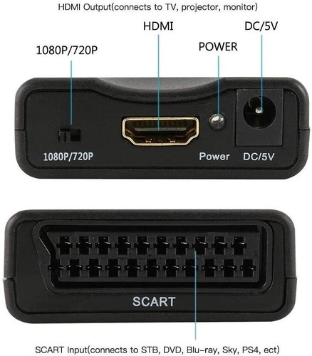Adattatore scart hdmi - scart, a