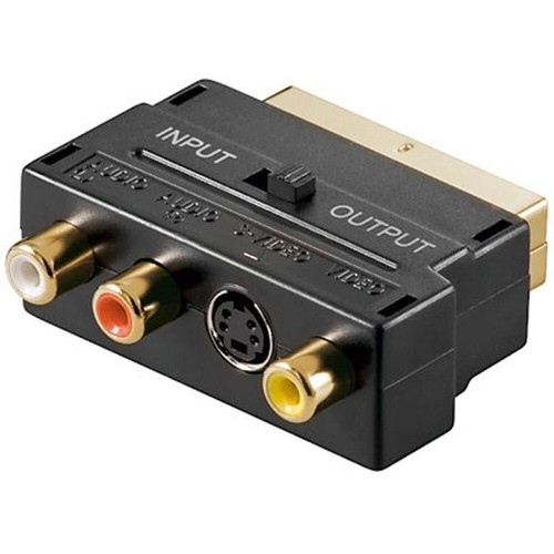 Adattatore scart rca - adattatore, scart-rca/svhs