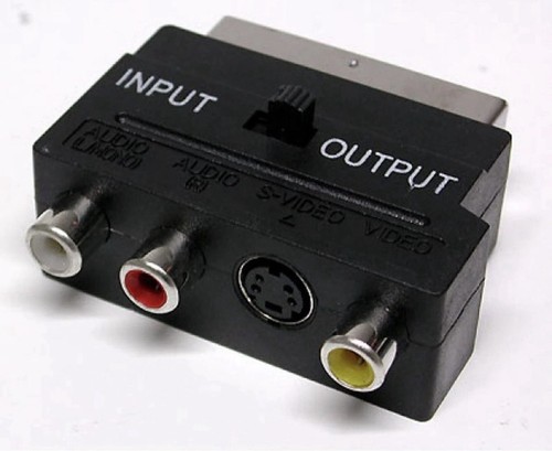 Adattatore scart rca - adattatore, scart>rca/svhs