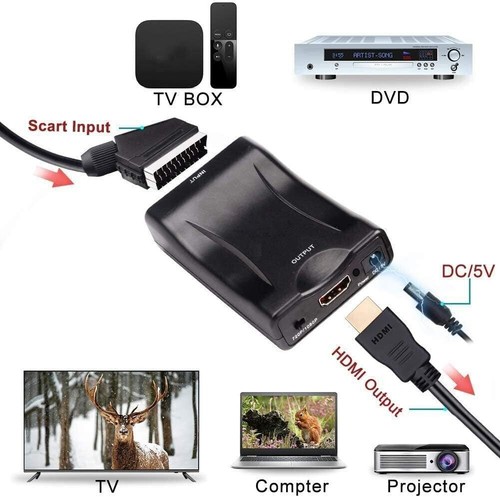 Convertitore scart hdmi - da,