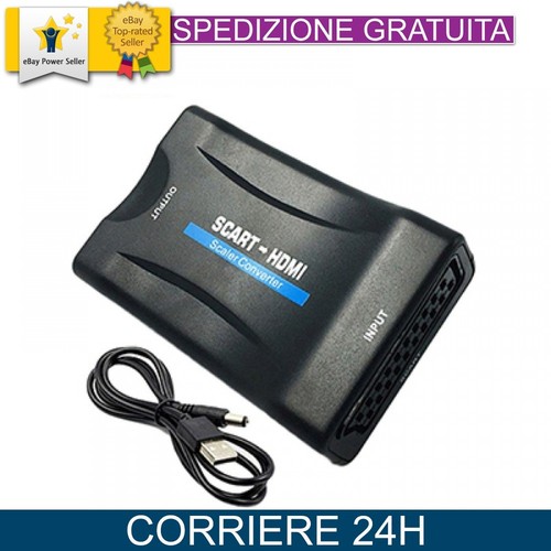Adattatore convertitore scart - convertitore,