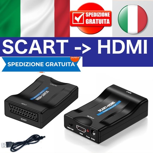 Convertitore scart hdmi - scart, per