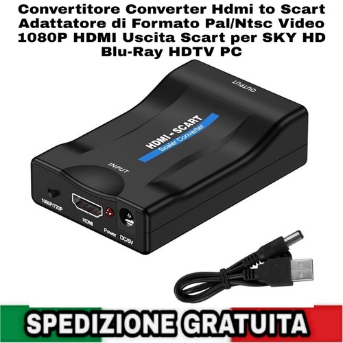 Convertitore hdmi scart - a,