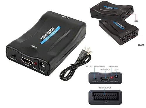 Adattatore scart hdmi per - scart, tv
