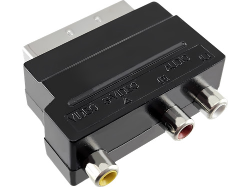 Adattatore scart rca audio - rca, /