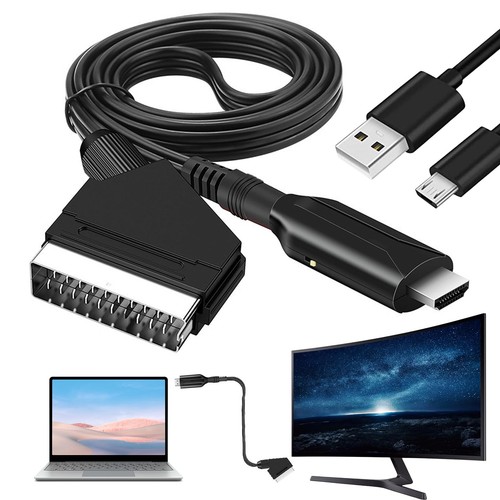 Cavo scart hdmi adattatore - cavo, e
