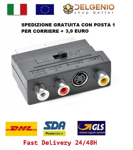 Adattatore scart maschio - adattatore,