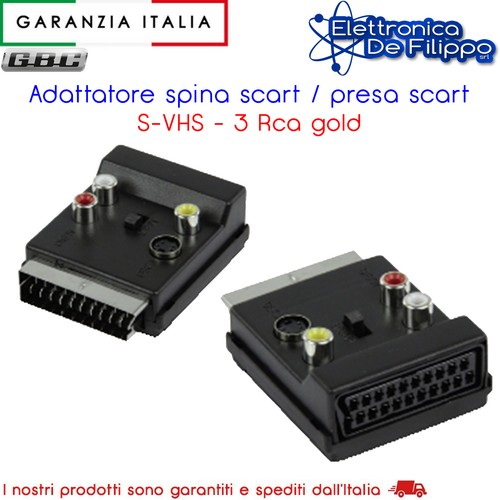 Adattatore spina scart rca - adattatore,