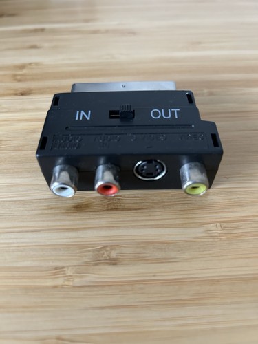 Adattatore scart maschio rca - a,